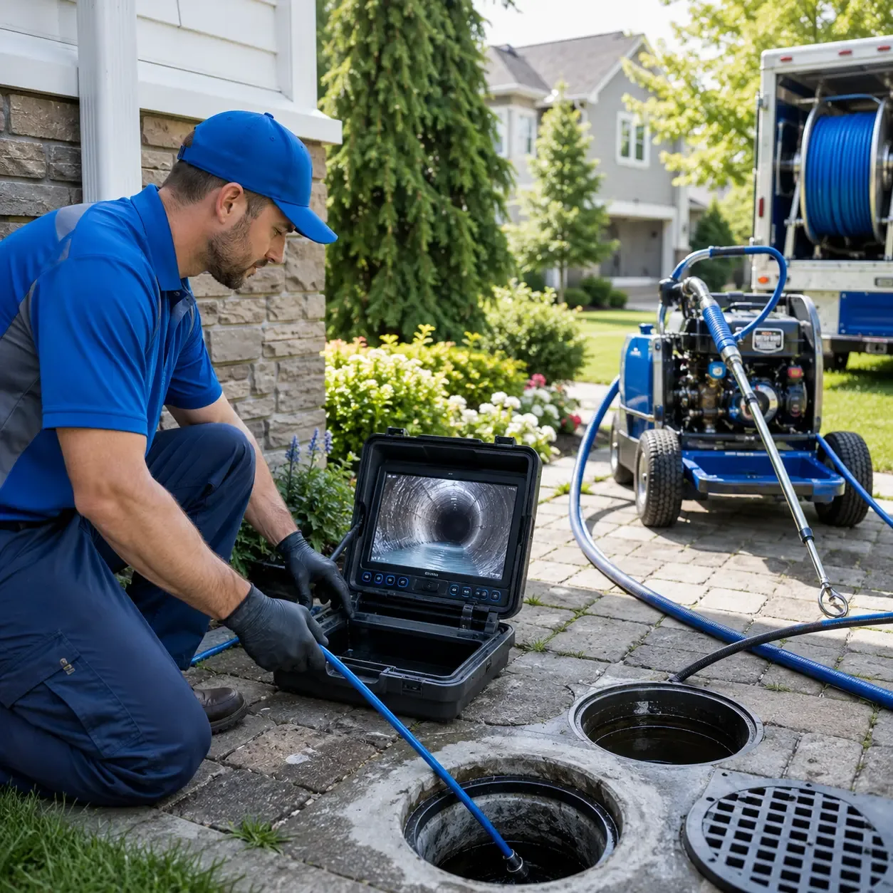Outdoor drain cleaning professionals serving Smock, PA